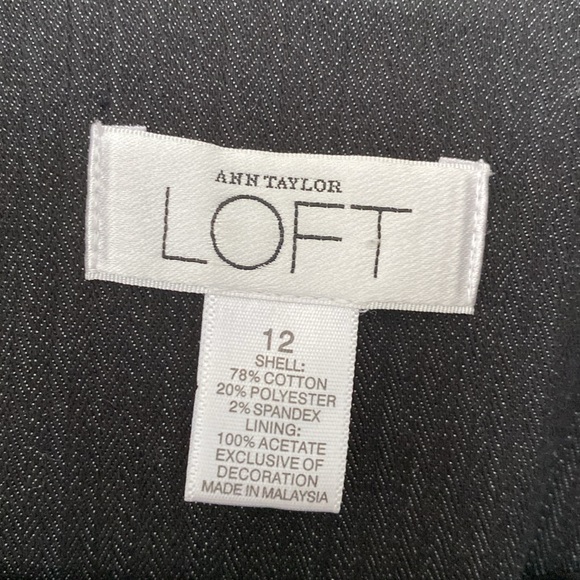 ANN TAYLOR LOFT denim blazer - Picture 2 of 9